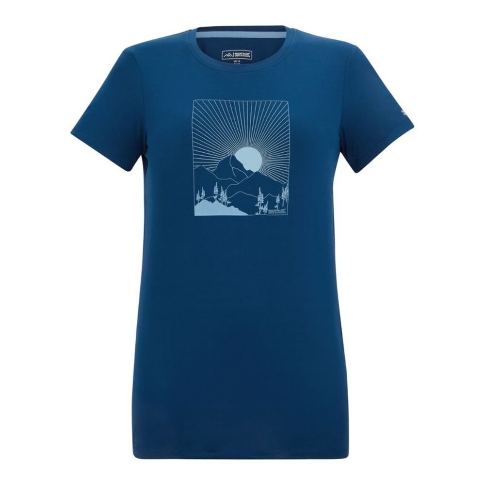 Regatta Womens/Ladies Fingal Moon Mountain Stretch T-Shirt / Aviator Blue